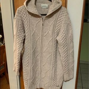 Irish Sweater merino wool XL